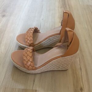 Women's Tan Wedge Sandals